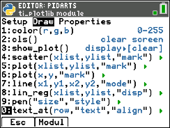 TI-84 Plus CE Python screen for step 10