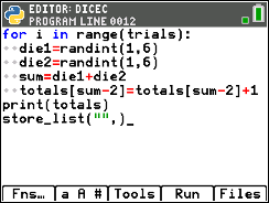 TI-84 Plus CE Python screen for Step 4