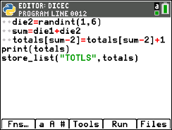 TI-84 Plus CE Python screen for Step 5